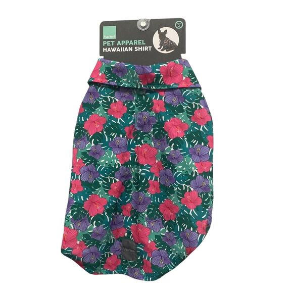 FuzzYard Other - New FuzzYard Size 3 Pet Dog Apparel Hawaiian Puppy Collared Shirt Front Button